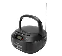 Tonysa Lecteur de Cassettes CD Bluetooth Lecteur de CD Portable Enregistreur de Cassettes avec Radio AM FM Lecture USB Télécommande AUX Écran LCD Alimenté AC DC pour Un Usage Domestique (Prise UE)
