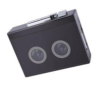 Tonysa Lecteur de Cassettes, Convertisseur de Cassette Vintage Portable en MP3 avec Prise AUX 3,5 Mm, alimenté par USB, alimenté par Batterie, pour Clés USB, Lecteurs de Cartes