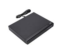 Tonysa Lecteur DVD HD 1080P Toutes Régions Lecteur DVD avec Télécommande Câble AV Affichage LED pour Projecteur TV de Voyage à Domicile (Prise UE)