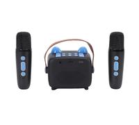 Tonysa Microphone de karaoké Bluetooth - Haut-Parleur Chantant Portable avec Deux Micros, Changeur de Voix pour Enfants, Mini Machine de karaoké sans Fil, 5 Modes Sonores, Jouet KTV Portable (Blue)