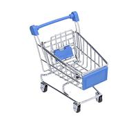 Tonysa Mini Chariot à Main de supermarché, Mini Chariot D'épicerie Durable et Exquis pour Enfants, Jouets de Bureau, 1 Pièce
