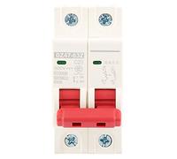 Tonysa Mini Disjoncteur 2P DC 500 V, MCB Compact 20 A pour la Protection contre les Surcharges dans les Systèmes électriques, Boîtier Ignifuge Durable