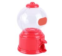 Tonysa Mini Machine à Bonbons Portable pour les Enfants, Abs Durable, Interrupteur Couler un Accès Amusant et Facile aux Bonbons, Pot d'économie, adapté aux Boules de Gomme et aux aux Petites (rouge)