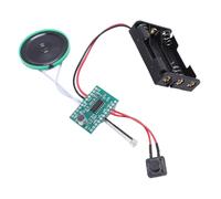 Tonysa Module de L'enregistreur Vocal, Puce Sonore Enregistrable à 4 Minutes avec Bouton D'enregistrement et Lecture de Boucle pour Les Cartes de Voeux, Artisanat de Bricolage, Jouets