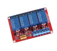 Tonysa Module de Relais Optocoupleur à 4 Canaux, Déclencheur Haut et Bas pour les Projets D'automatisation 5V 12V 24V avec Conception Tolérante aux Pannes (5V)