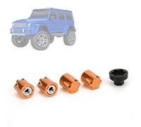 Tonysa RC Wheel Rim Center Cap, M4 Nut Upgrade Set (Yellow)