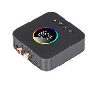 Tonysa Récepteur émetteur Bluetooth 6.0, Adaptateur Bluetooth sans Fil 3 en 1 avec Affichage Numérique et éclairage RVB, pour Haut-parleurs PC Stéréo TV Maison