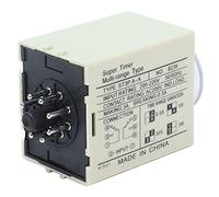 Tonysa Relais temporisé avec Retard Réglable 0,05S-3Min (DC24V) | Structure durable, panneau transparent, connexion facilement réglable et stable, compatibilité 200-220V
