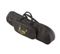 Tonysa Sac de Trompette étanche, étui Durable en Tissu Oxford Noir, Accessoires pour Instruments de Musique avec Double Fermeture éclair, Bandoulière Ergonomique
