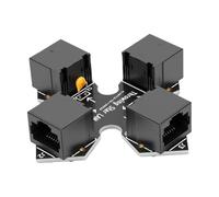 Tonysa Throwing Star Module de de Paquets Réseau LAN Tap, Moniteur Ethernet Passif avec Deux Ports J3 J4 pour IPTV et Analyse du Trafic Réseau