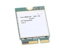 Tonysa Tri Band WiFi6e M.2 Card 5374Mbps, Bluetooth 5.2 pour la Mise à Niveau des Ordinateurs Portables, 6 GHz Wireless pour 14 EY0095CL / GV301R / K6500Z, Cloud Gaming & VR Ready (No