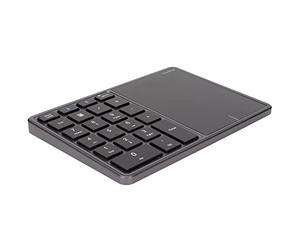 Tonysa Wireless Number Pad with Touchpad, 22 Keys Size (Iron Gray)