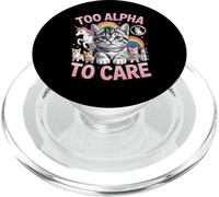 Too Alpha to Care Top G Chatons Mignons Licorne Arc-en-Ciel PopSockets PopGrip pour MagSafe