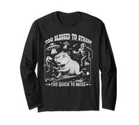 Too Blessed to Stress Capybara Bigfoot de Motivation Manche Longue