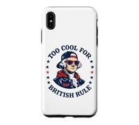 Too Cool for British Rule George Washington Patriot Coque pour iPhone XS Max