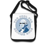 Too Cool for British Rule Thug Life George Washington Sac à bandoulière Blanc