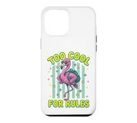 Too Cool for Rules Sac à Dos de Lunettes de Soleil Flamingo Coque pour iPhone 12 Pro Max
