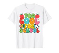 Too Cool for School - Crayon Art T-Shirt