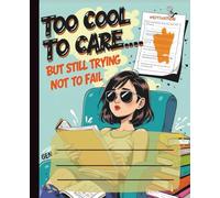 Too Cool to Care... But Still Trying Not to Fail | Funny Student Notebook for Teens Who Pretend Not to Try | Back to School Stationary: A Relatable ... - Sarcastic and Motivational with a Twist