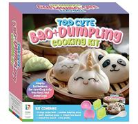 Too Cute Bao & Dumplings Kit de fabrication de raviolis amusant et facile pour les enfants et les familles - Comprend des moules, des presses et un livre de recettes