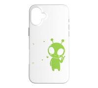 Too Cute for This Planet Alien Peace Sign Space Kids Boys Coque pour iPhone 16 Plus