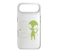 Too Cute for This Planet Alien Peace Sign Space Kids Boys Coque pour iPhone Air