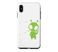 Too Cute for This Planet Alien Peace Sign Space Kids Boys Coque pour iPhone XS Max