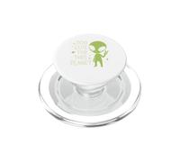 Too Cute for This Planet Alien Peace Sign Space Kids Boys PopSockets PopGrip pour MagSafe