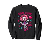 Too Cute to Be Normal Girlfriend Visage De Clown Clowngirl Sweatshirt