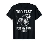 Too Fast for My Own Good - Dessin de Teckel Vintage en Cours d'exécution T-Shirt
