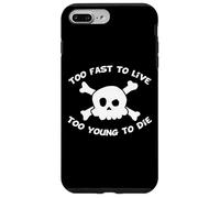 Too Fast to Live Too Young to Die - Harajuku Skull Coque pour iPhone 7 Plus/8 Plus
