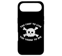 Too Fast to Live Too Young to Die Skull Harajuku Style Coque pour iPhone Air