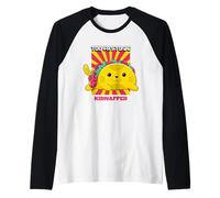 Too Fat to Be Kidnapped (Graphique Taco de Chat Amusant) Manche Raglan