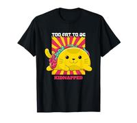 Too Fat to Be Kidnapped (Graphique Taco de Chat Amusant) T-Shirt
