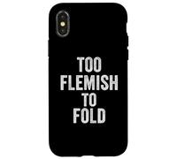 Too Flamand Too Fold Fière Belgique Flandre Identité Coque pour iPhone X/XS