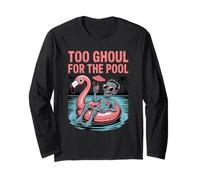 Too Ghoul for The Pool, Un Mashup d'été drôle et Effrayant pour Halloween Manche Longue