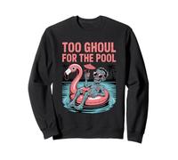 Too Ghoul for The Pool, Un Mashup d'été drôle et Effrayant pour Halloween Sweatshirt