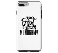 Too Hot for Monogamy, Polyamory Pride, Polyamorous Throuple Coque pour iPhone 7 Plus/8 Plus