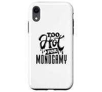 Too Hot for Monogamy, Polyamory Pride, Polyamorous Throuple Coque pour iPhone XR