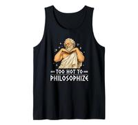 Too Hot to Philosophize Funny Socrate Débardeur