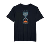 Too Many Books Too Little Time Bookworm Sablier T-Shirt, Homme Grandes Tailles, Noir, 2X Tall