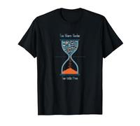 Too Many Books Too Little Time Bookworm Sablier T-Shirt, Homme, Noir, XXL