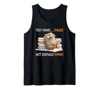 Too many pages, not enough paws Débardeur