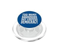Too Many Squiggles Not Enough Democracy Redistricting PopSockets PopGrip pour MagSafe