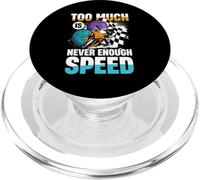 Too Much is Never Enough Speed Rider PopSockets PopGrip pour MagSafe