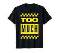 Too Much Ska Damier 2 Tons Jaune T-Shirt
