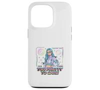 Too Pretty Attitude Cyber Esthétique Girl Design Coque pour iPhone 13 Pro