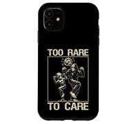 Too Rare to Care Funny Alien Bigfoot Grunge Vintage Disco Coque pour iPhone 11
