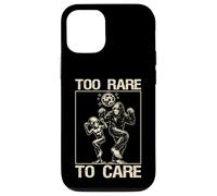 Too Rare to Care Funny Alien Bigfoot Grunge Vintage Disco Coque pour iPhone 12/12 Pro