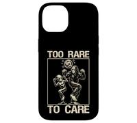 Too Rare to Care Funny Alien Bigfoot Grunge Vintage Disco Coque pour iPhone 14